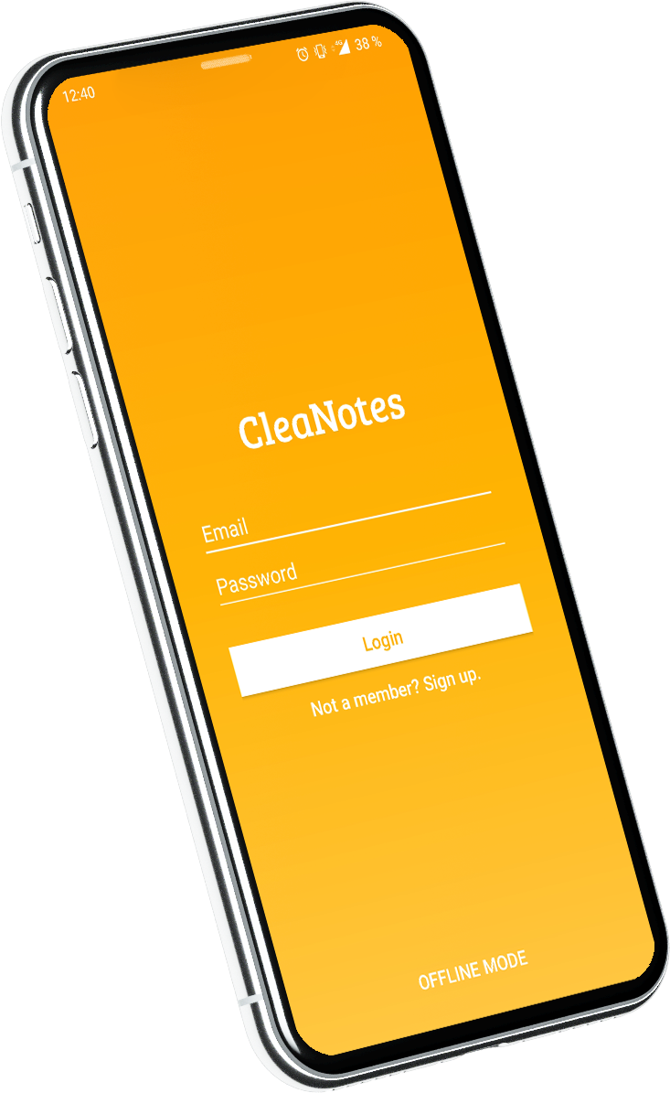 Mockup-Cleanotes