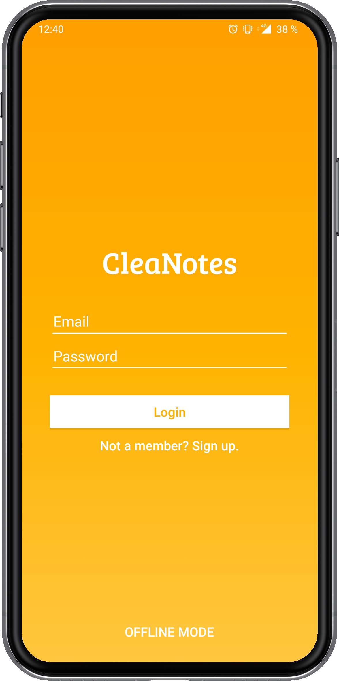 mockup cleanotes